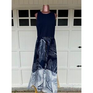 Hutch Altana Two-fer Knit Maxi Dress Anthropologie Womens Sleeveless Lined Sz L